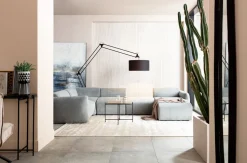 KARE Design Modulaire Bank Lucca Pouff Grey 76cm Cheap