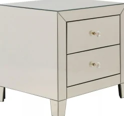 KARE Design Nachtkastje Luxury Champagne 2 Lades Fashion