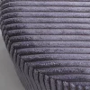 KARE Design Poef Cherry Grey Cord Brass 35cm Discount