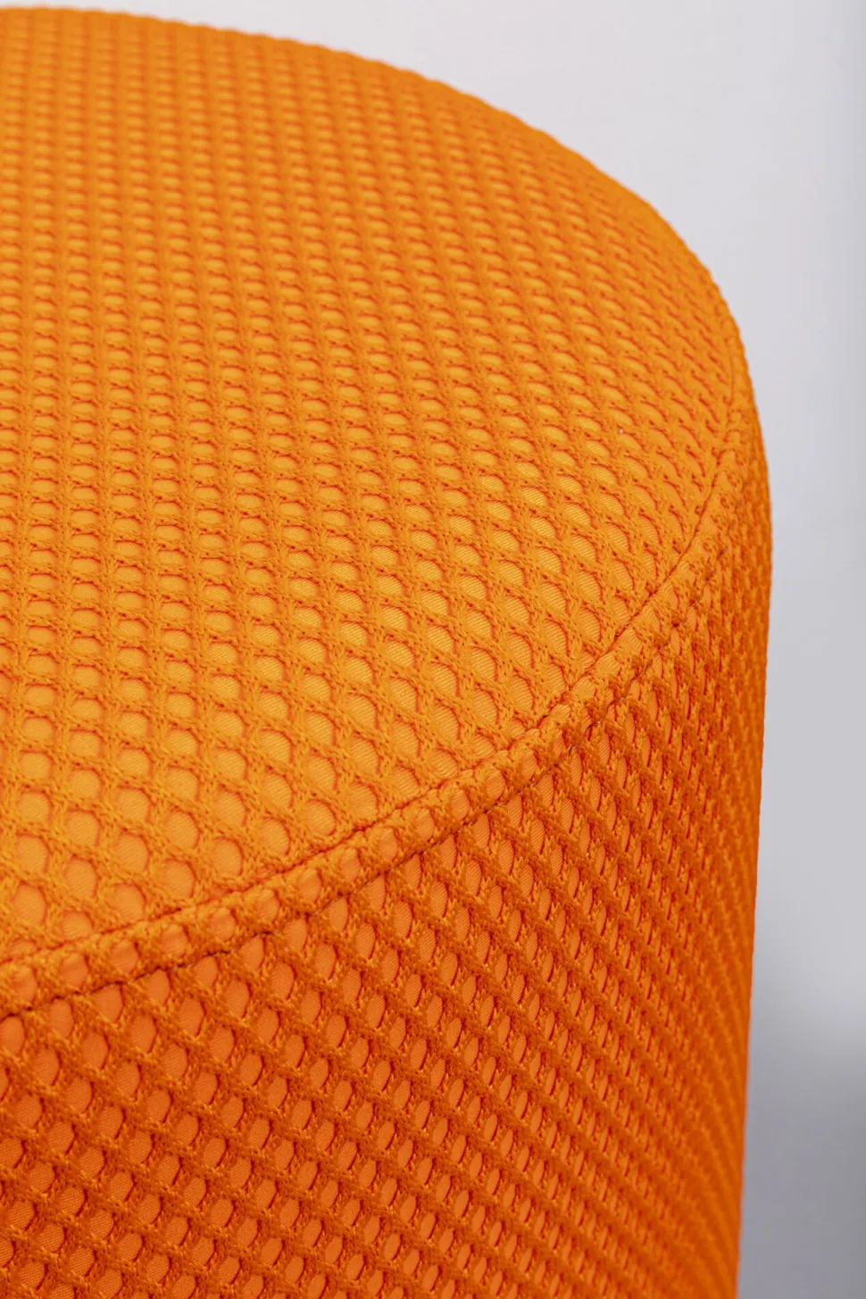 KARE Design Poef Jody Orange Mesh Black 35cm Cheap