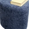 KARE Design Poef Lovely Blauw 36x34cm Clearance