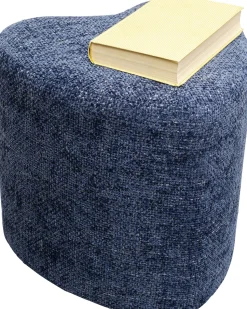 KARE Design Poef Lovely Blauw 36x34cm Clearance