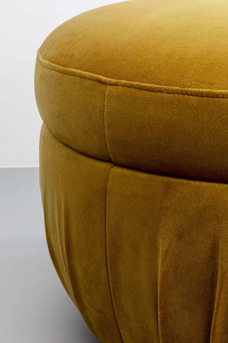 KARE Design Poef Nube Yellow 56cm Discount