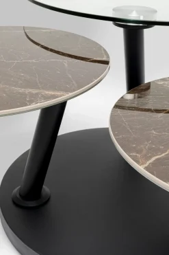 KARE Design Salontafel Avignon 80 (+124)x80cm Flash Sale