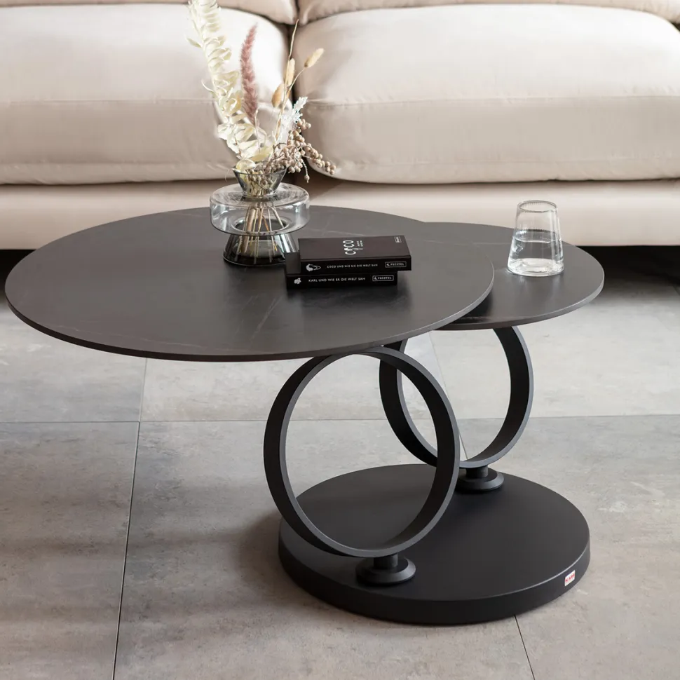 KARE Design Salontafel Beverly Zwart Online