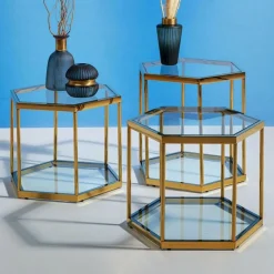 KARE Design Salontafel Comb Goud 45cm Hot
