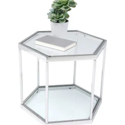 KARE Design Salontafel Comb Zilver 45cm Hot