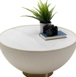 KARE Design Salontafel Endless Vegas White 71cm New