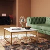 KARE Design Salontafel Key West Goud 90x90cm Clearance