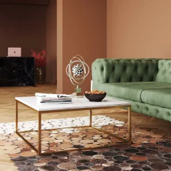 KARE Design Salontafel Key West Goud 90x90cm Clearance