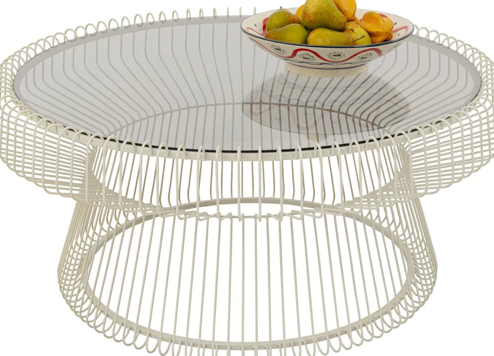 KARE Design Salontafel Lisboa Wit 86cm Clearance