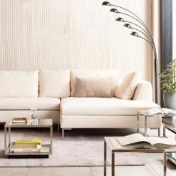 KARE Design Salontafel Luigi Zilver (4-delig) Fashion