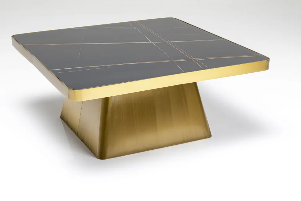 KARE Design Salontafel Miler Gold 80x80cm New