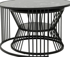 KARE Design Salontafel Roma Black (Set Van 2) Flash Sale