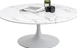 KARE Design Salontafel Shickeria Marble White 110cm Shop
