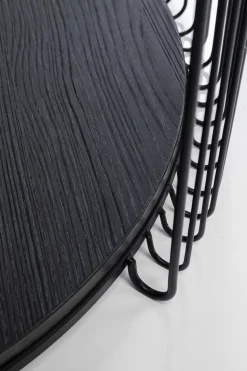 KARE Design Salontafel Wire Double Black Wood (2/set) Discount