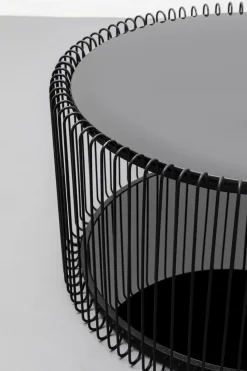 KARE Design Salontafel Wire Double Black Set Van 2 Store