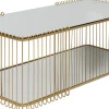 KARE Design Salontafel Wire Double Brass 120x60cm Discount