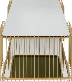 KARE Design Salontafel Wire Double Brass 120x60cm Discount