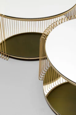 KARE Design Salontafel Wire Double Brass (2/set) Clearance