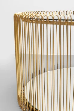 KARE Design Salontafel Wire Double Brass (2/set) Clearance