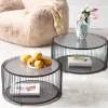 KARE Design Salontafel Wire Double Bubble Black (2/set) Online
