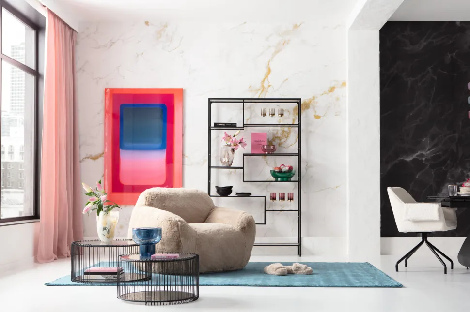 KARE Design Salontafel Wire Double Bubble Black (2/set) Online