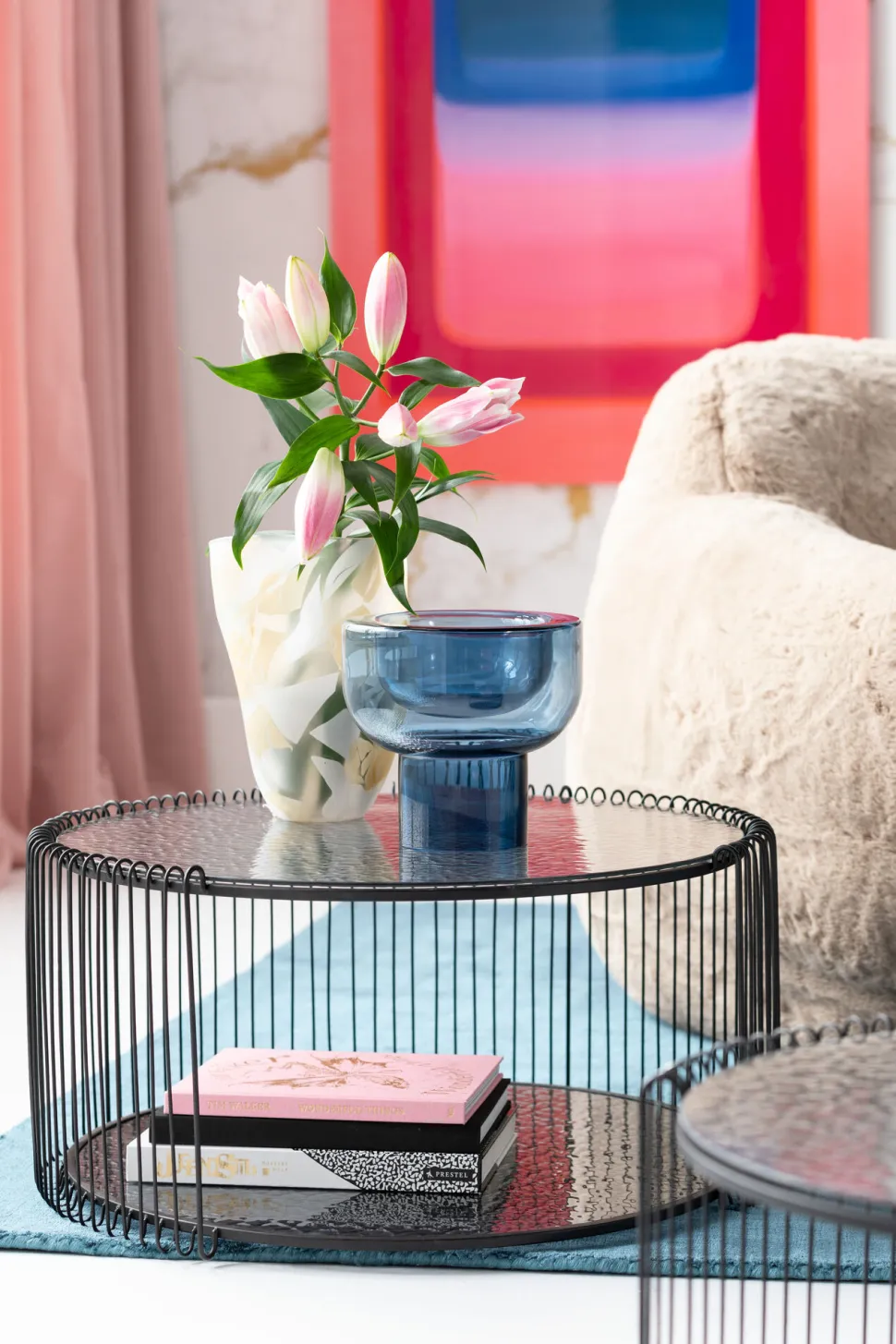 KARE Design Salontafel Wire Double Bubble Black (2/set) Online