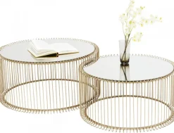 KARE Design Salontafel Wire Messing (2-delig) Cheap