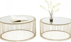 KARE Design Salontafel Wire Messing (2-delig) Cheap