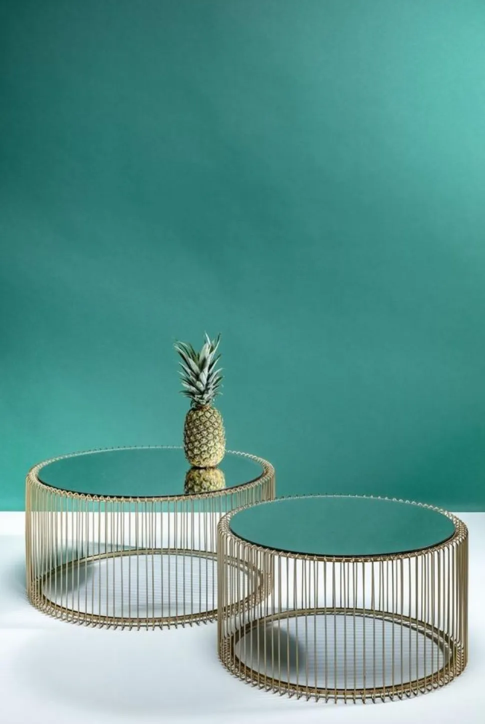 KARE Design Salontafel Wire Messing (2-delig) Cheap