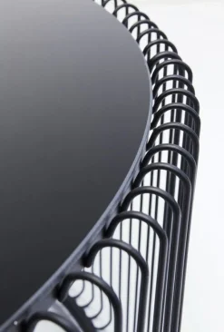 KARE Design Salontafel Wire Uno Zwart Ø80cm Cheap