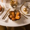 KARE Design Schaal Flower Bloom Creme Goud Ø25 Sale