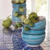 KARE Design Schaal Swirl Blauw Ø14cm Shop