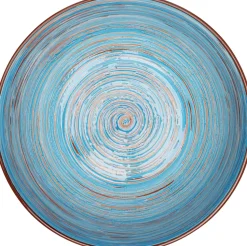 KARE Design Schaal Swirl Blue 22cm Sale
