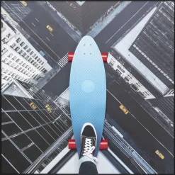 KARE Design Schildeirj Met Lijst Skyline Skater 149x149cm Best Sale
