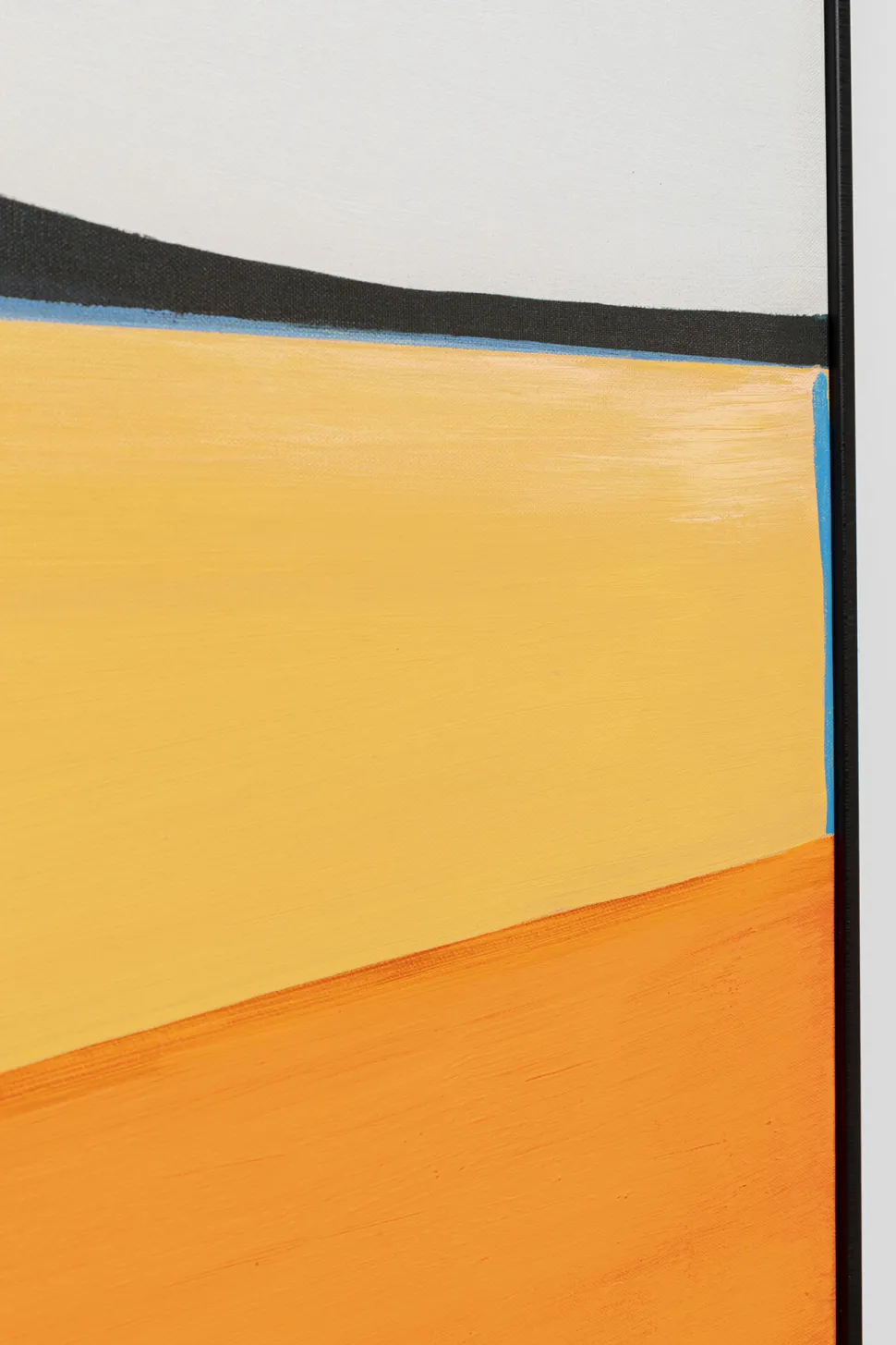 KARE Design Schilderij Abstract Shapes Orange 73x143cm Hot