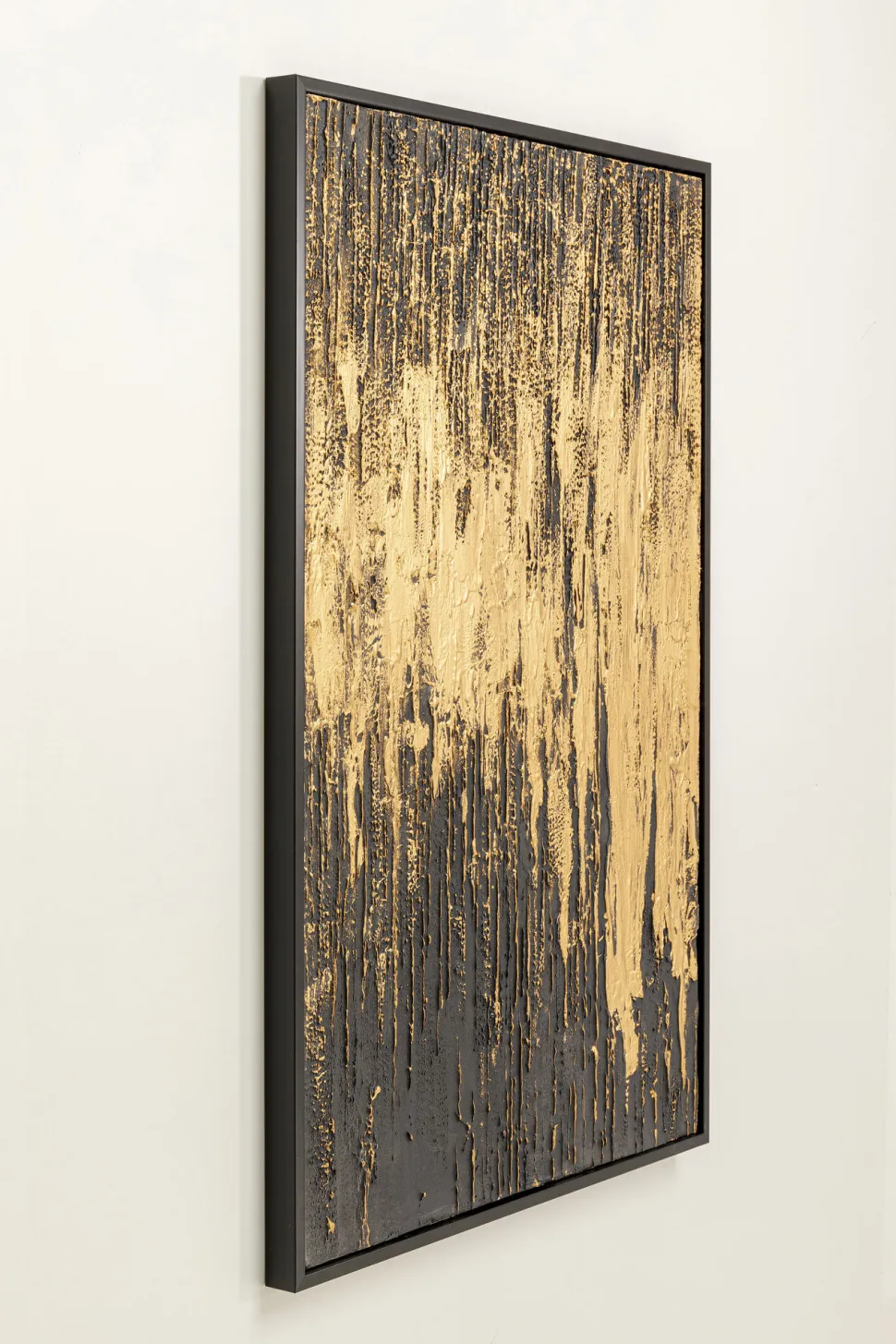 KARE Design Schilderij Abstract Zwart 80x120cm Store