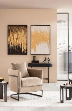 KARE Design Schilderij Abstract Zwart 80x120cm Store