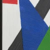 KARE Design Schilderij Art Triangles Blue 100x100cm Flash Sale