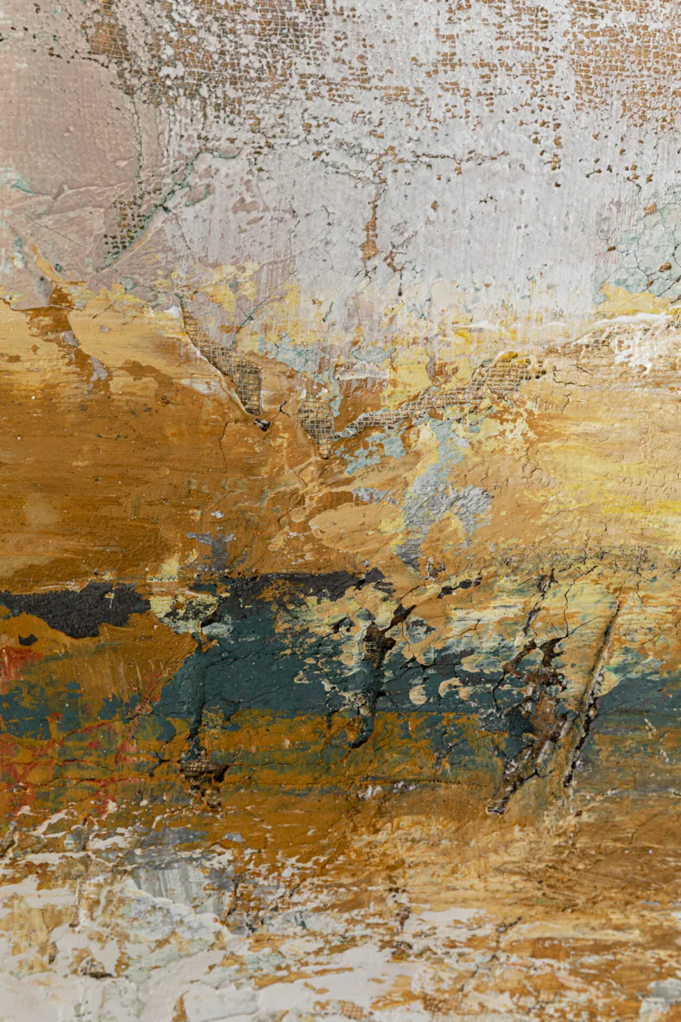 KARE Design Schilderij Dust Gold 120x120cm Cheap