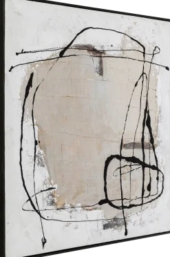 KARE Design Schilderij Dust Grey 100x100cm Online