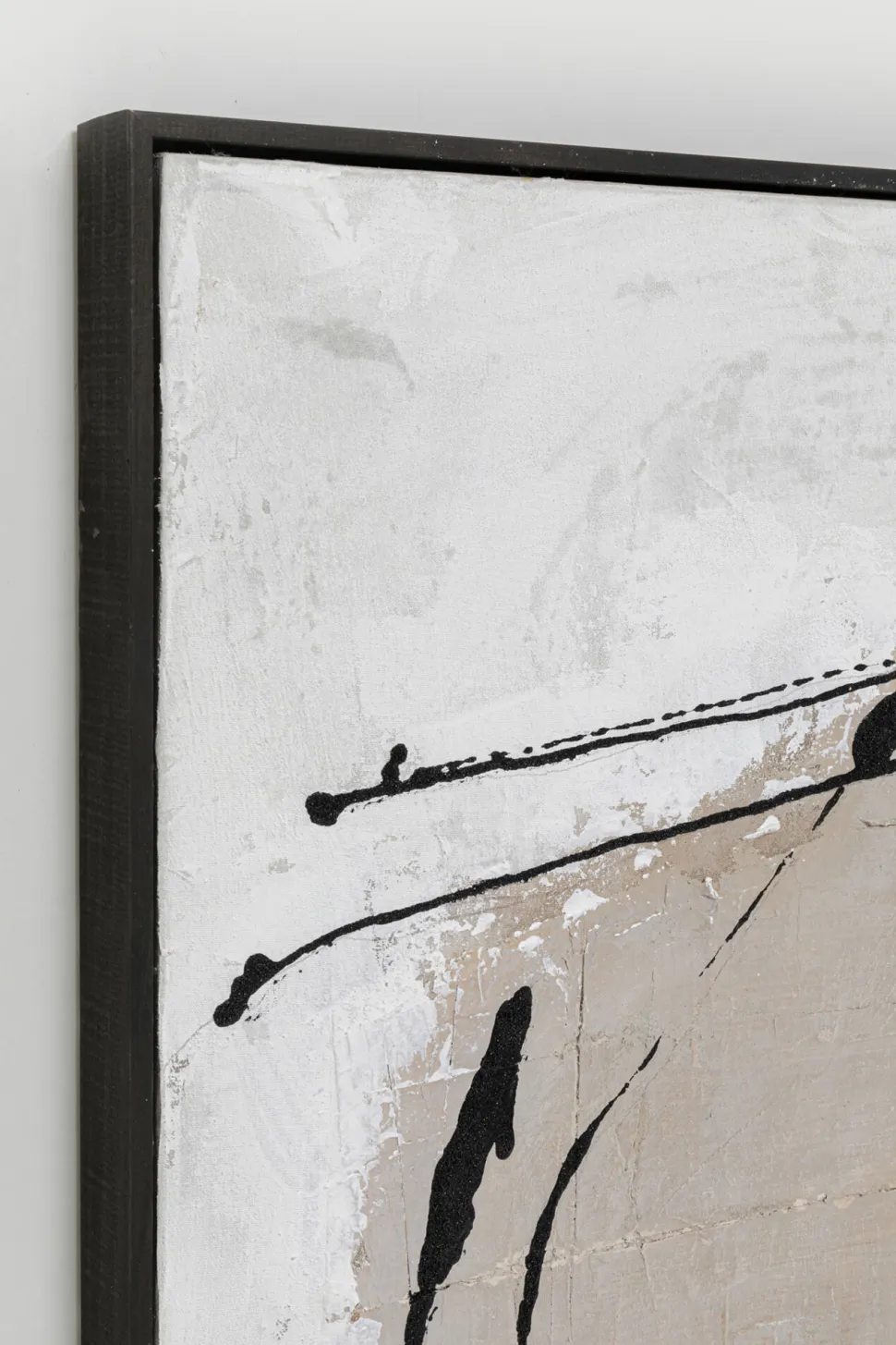 KARE Design Schilderij Dust Grey 100x100cm Online