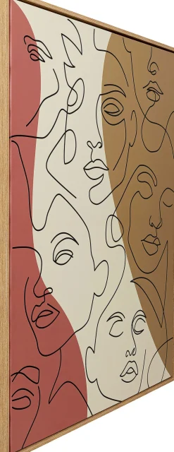 KARE Design Schilderij Faccia Arte Tri Colore 90x120cm Online