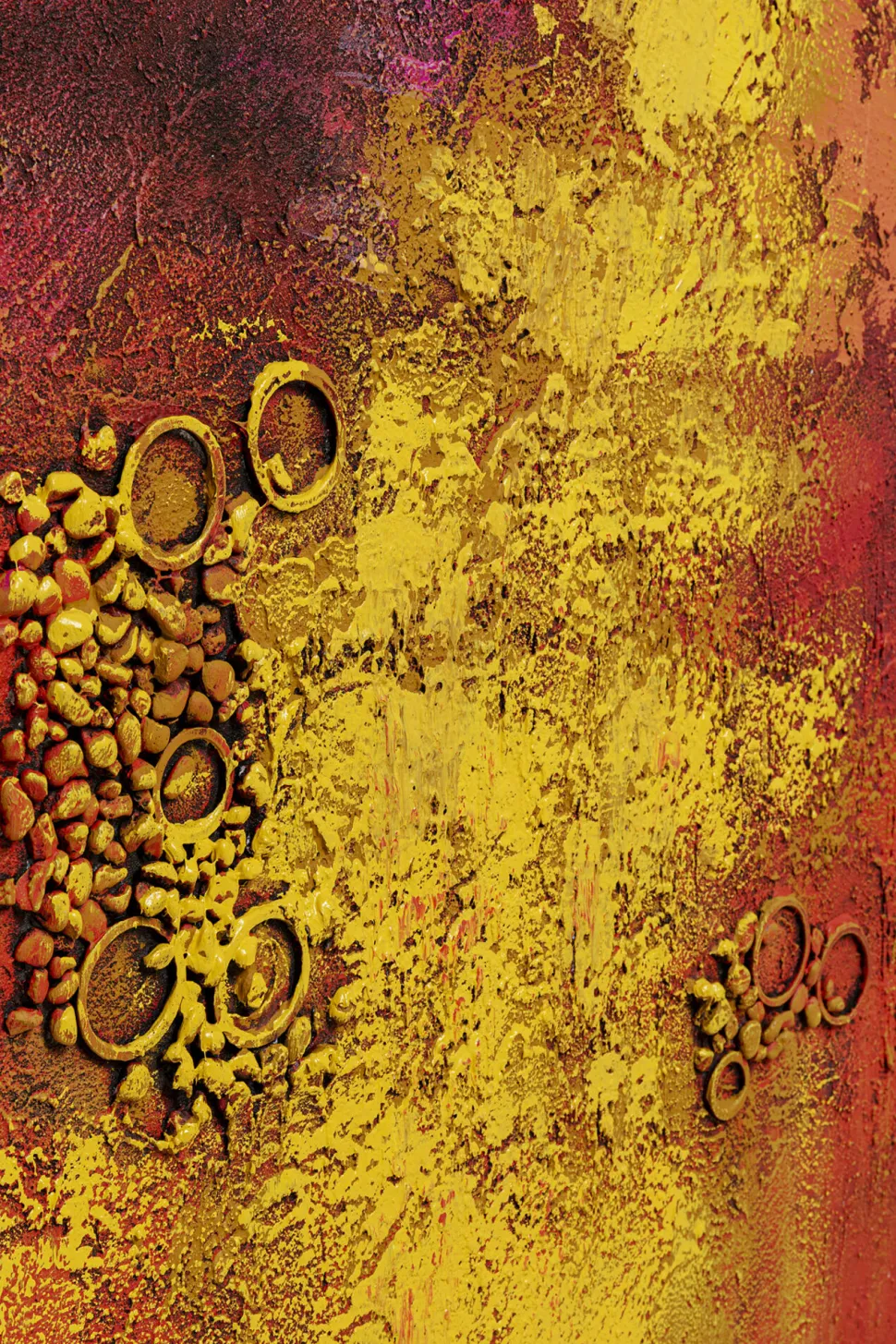 KARE Design Schilderij Jardin Red 125x215cm Store