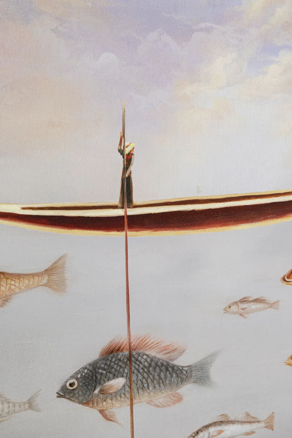 KARE Design Schilderij Met Lijst Cloud Fisherman Boat 60x120cm Online
