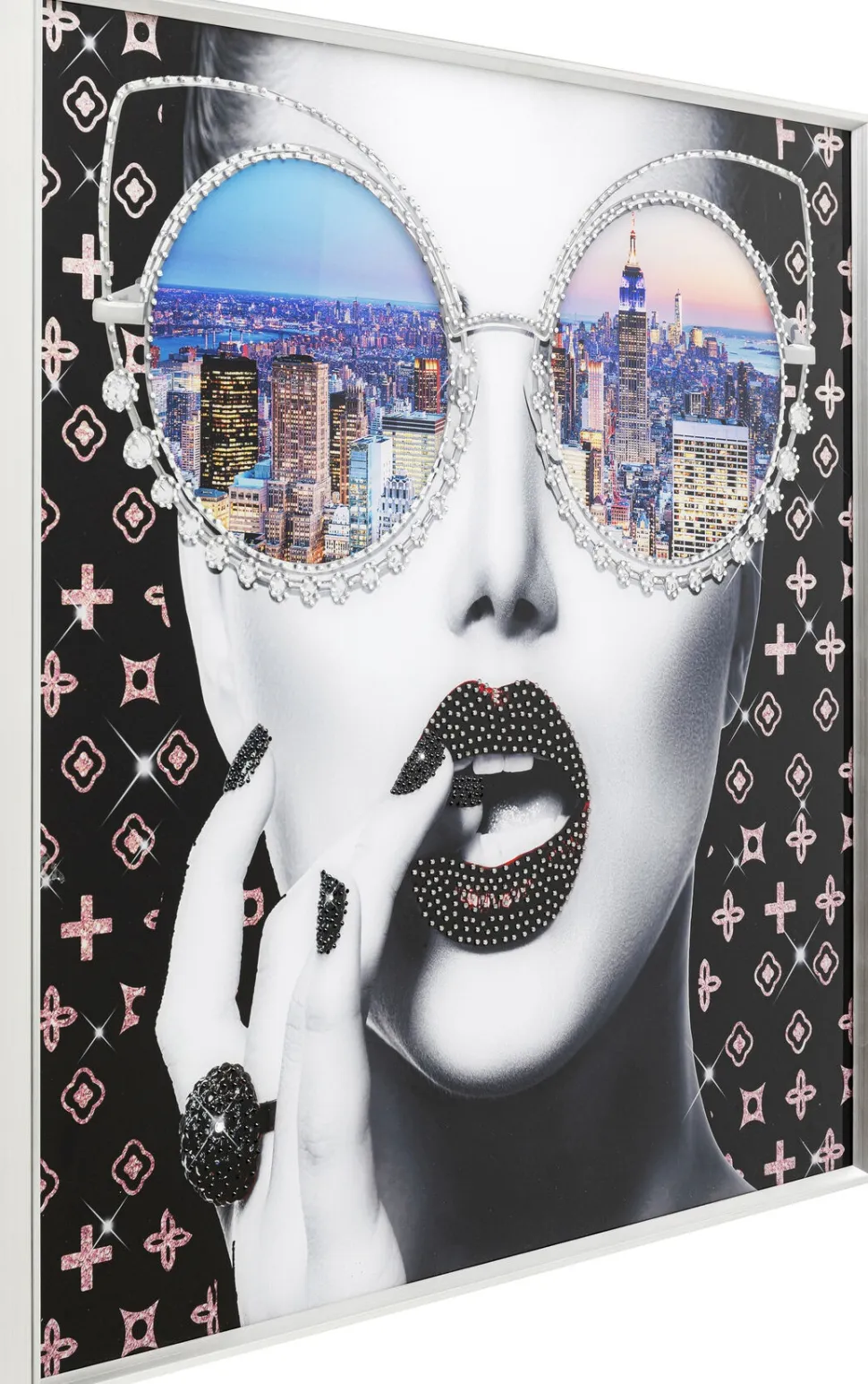 KARE Design Schilderij Met Lijst NY View 80x80cm Clearance