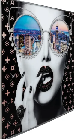 KARE Design Schilderij Met Lijst NY View 120x120cm Cheap