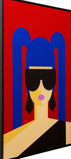 KARE Design Schilderij Met Lijst Party Girl 60x90cm Discount