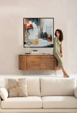 KARE Design Schilderij Met Lijst Visione Front 100x100cm Shop